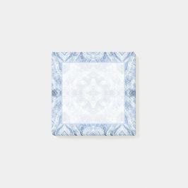 Notas Post-it® Arte abstracto de acuarela azul sombra