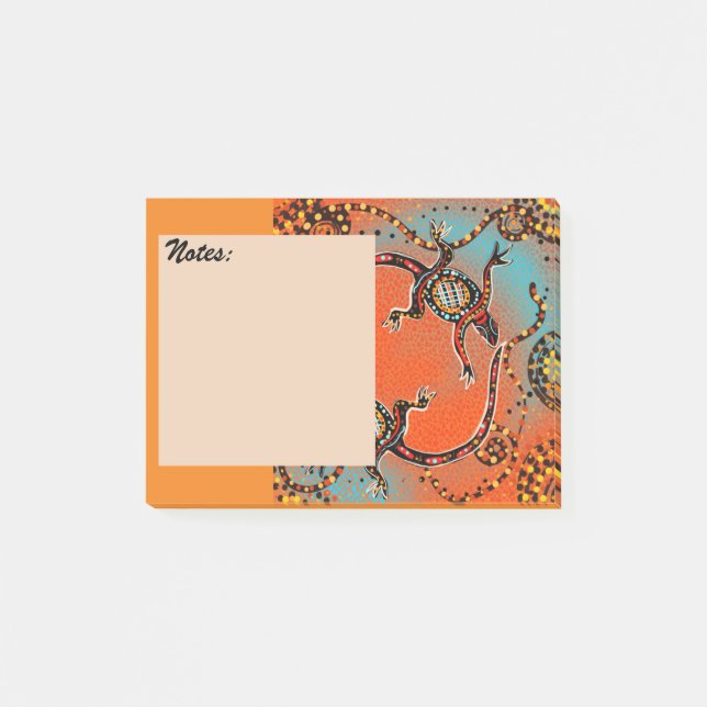 NOTAS POST-IT® ARTE DE AUSTRALIA (Anverso)