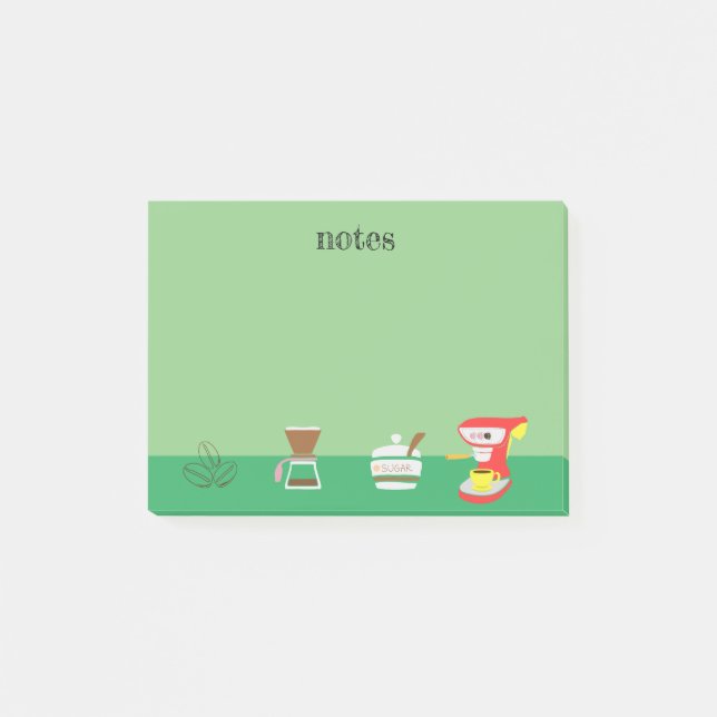 Notas Post-it® Arte de Cafetería (Anverso)