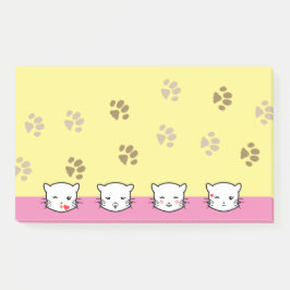 Notas Post-it® Arte de Emoji de Gato 2