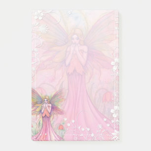 Notas Post-it® Arte de Hada de Flor Linda