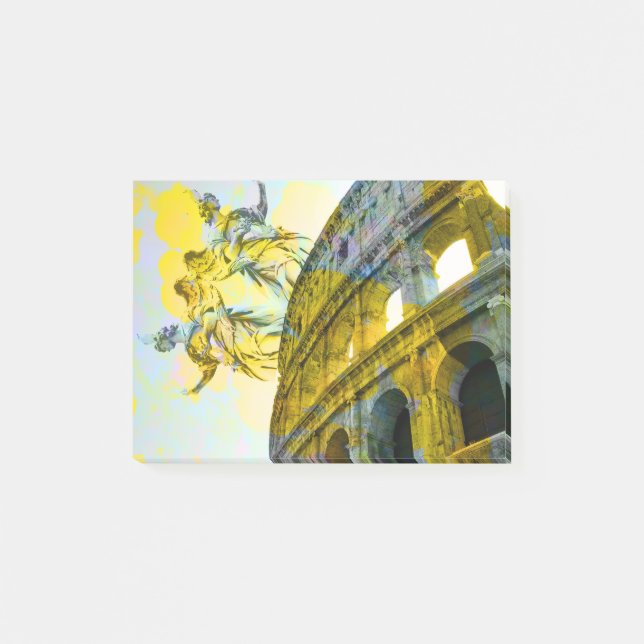 Notas Post-it® Arte de Roma de moda en Guay (Anverso)