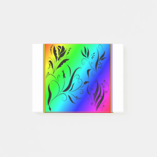 Notas Post-it® Arte del arco iris