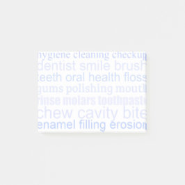 Notas Post-it® Arte Dental Word