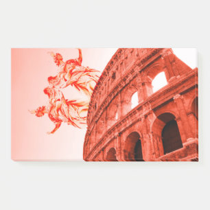 Notas Post-it® Arte digital del Coliseo y estatuas/esculturas