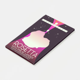 Notas Post-it® Arte espacial del módulo de aterrizaje Rosetta y P