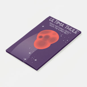 Notas Post-it® Arte espacial Ultima Thule Keiper Belt