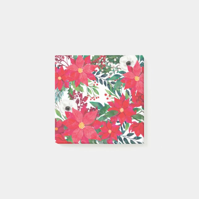 Notas Post-it® Arte floral moderno (Anverso)