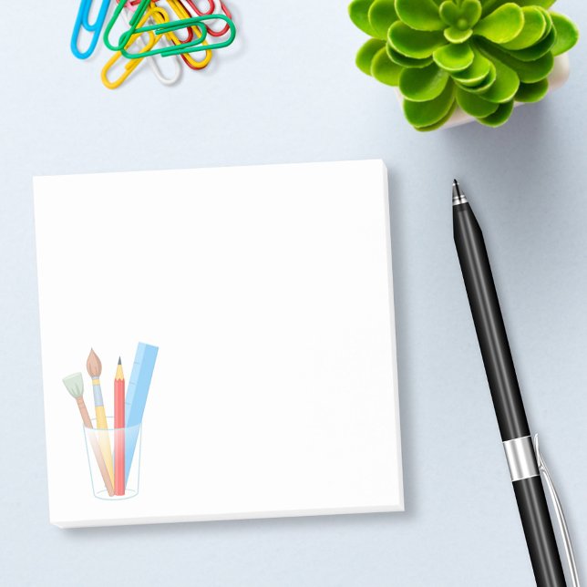 Notas Post-it® Artículos de artesanía de pincel Lápiz Ruler (Subido por el creador)