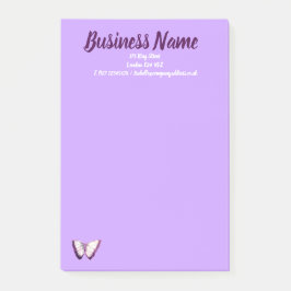 Notas Post-it® Artículos de marketing de negocios morado personal