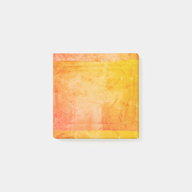 Notas Post-it® Artista amarillo-naranja de la impresión de (Anverso)