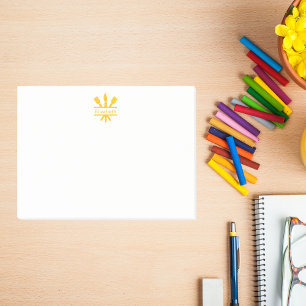 Notas Post-it® Artista de pincel personalizado Emblem