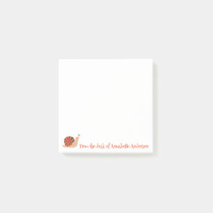 Notas Post-it® Arty Snail Personalize