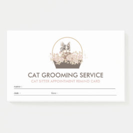 Notas Post-it® Aseador de gatos boho