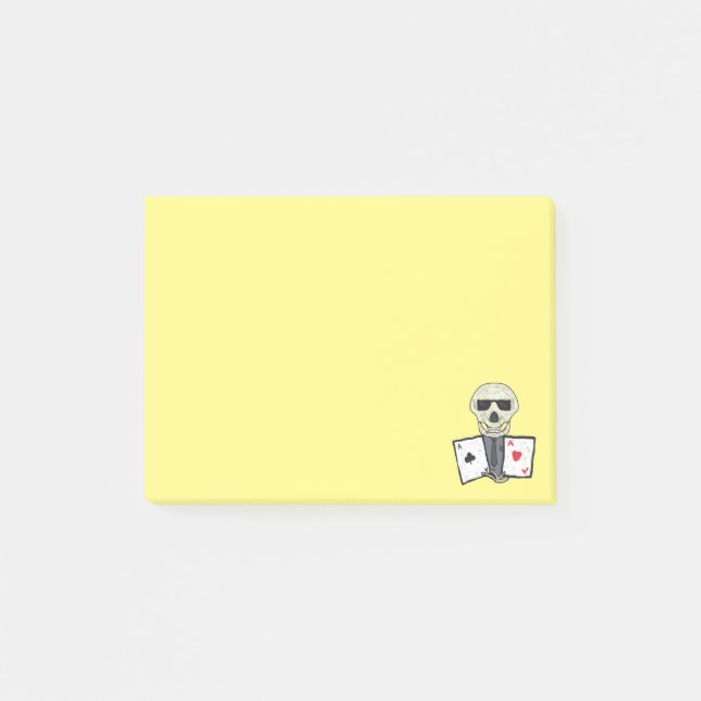 Notas Post-it® Ases del jugador de póquer (Anverso)