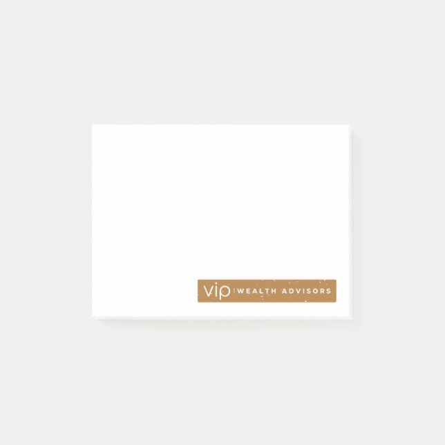 Notas Post-it® Asesores de riqueza VIP (Anverso)