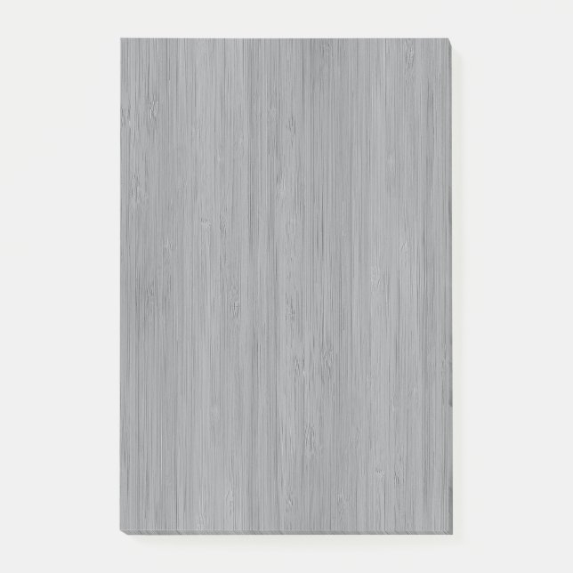 Notas Post-it® Ash Gray Bamboo Madera Grano (Anverso)