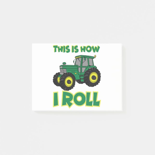 Notas Post-it® Así es como rollo (Anverso)