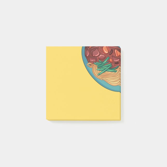 Notas Post-it® Asian Food 4 Sticky Notes (Anverso)