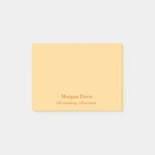 Notas Post-it® Asistente de Contabilidad de Oro