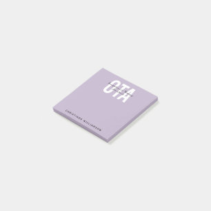 Notas Post-it® Asistente de Terapia Ocupacional Personalizada