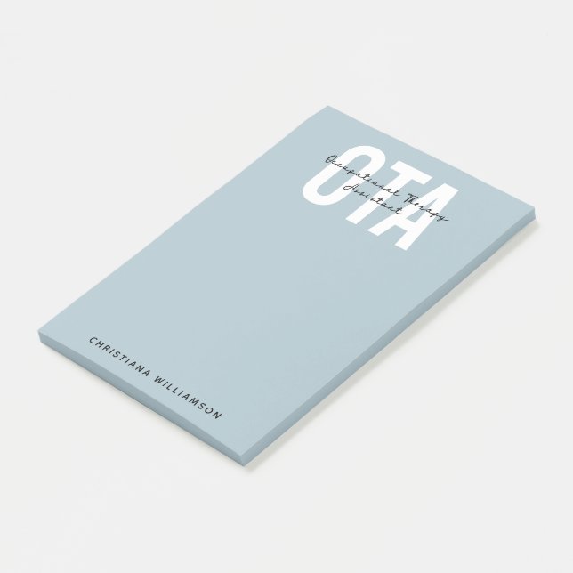 Notas Post-it® Asistente de Terapia Ocupacional Personalizada (En perspectiva)