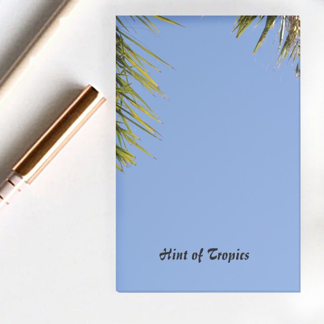 Notas Post-it® Aspecto de los trópicos Palm Fronds Blue Sky (Subido por el creador)