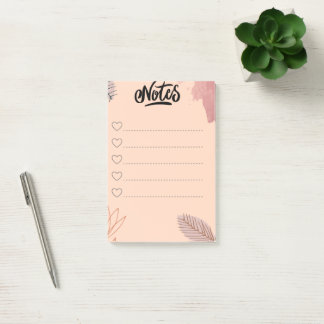 Notas Post-it® Ästhetischer Schreibblock für Notizen & Orga