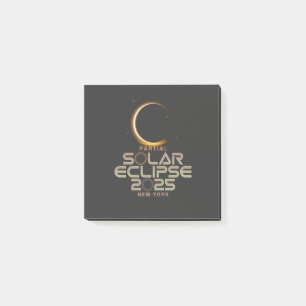 Notas Post-it® Astronomía de 2025 con eclipse solar parcial
