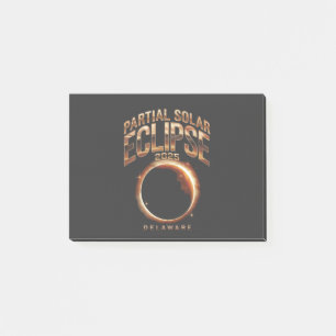 Notas Post-it® Astronomía de 2025 con eclipse solar parcial