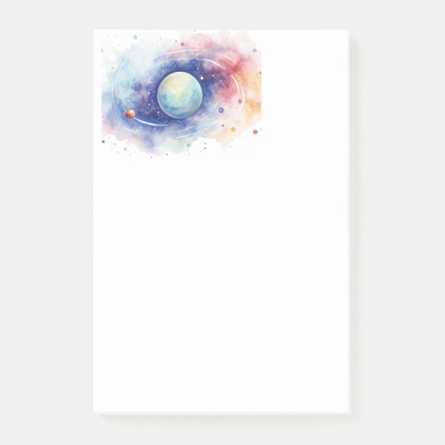 Notas Post-it®  Astronomía universo nebulosa.  (Anverso)