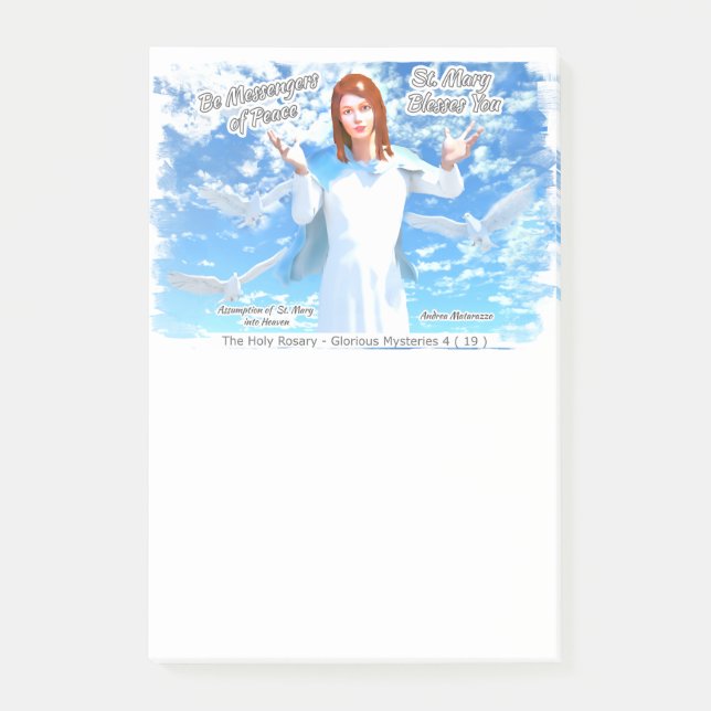Notas Post-it® Asunción de Santa María al Cielo 2 (Anverso)