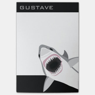 Notas Post-it® Ataque de tiburón agrega tu nombre gracioso
