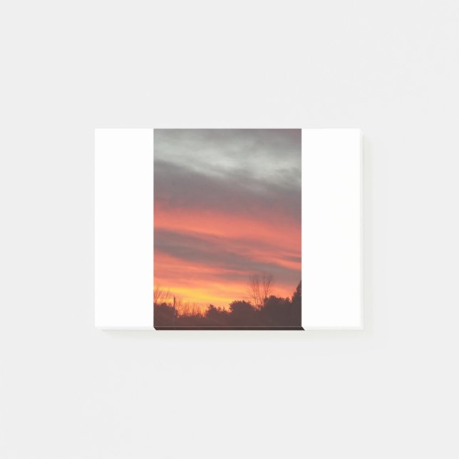 Notas Post-it® Atardecer de Nueva Inglaterra (Anverso)
