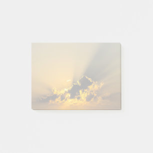 Notas Post-it® Atardecer dorado que ilumina una nube