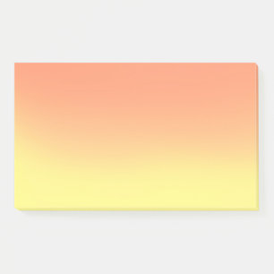 Notas Post-it® Atardecer ombre amarillo naranja