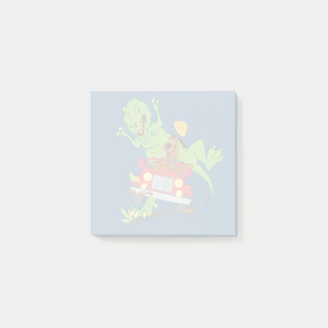 Notas Post-it® Atentado Scooby-Doo T-Rex (Anverso)