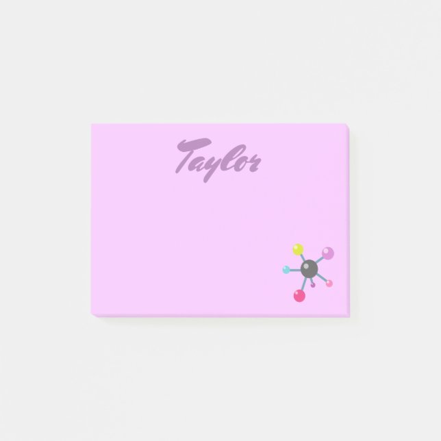 Notas Post-it® Átomos cortos (Anverso)