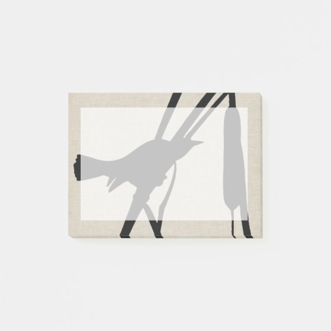 Notas Post-it® Audubon Silhouette II (Anverso)