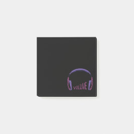 Notas Post-it® Aumenta el volumen de audífonos