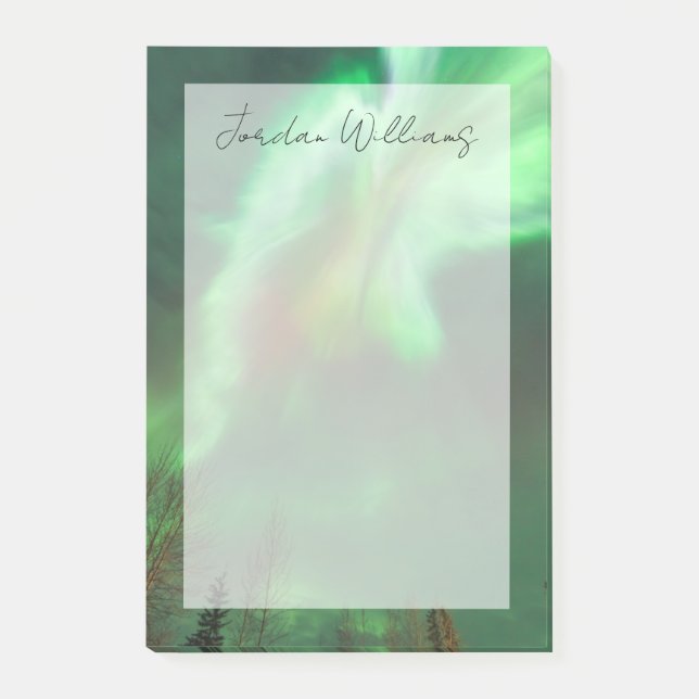 Notas Post-it® Aurora Borealis | Fairbanks (Anverso)