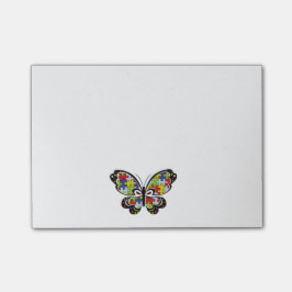 Notas Post-it® Autism Awareness Butterfly