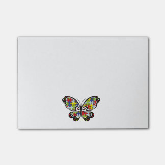 Notas Post-it® Autism Awareness Butterfly