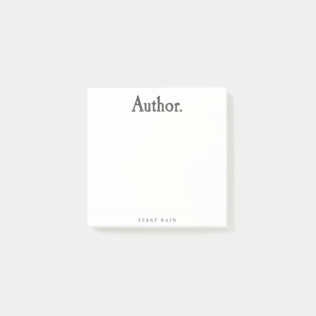 Notas Post-it® Autor. (Anverso)