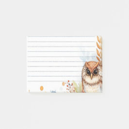 Notas Post-it® Autumn Owl