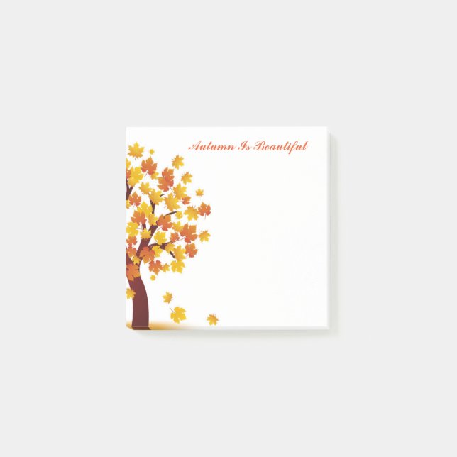Notas Post-it® Autumn Post Notes-Autumn Is Beautiful (Anverso)
