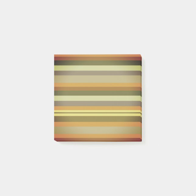 Notas Post-it® Autumn Stripes Art Notes (Anverso)