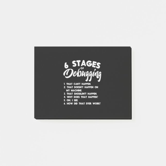 Notas Post-it® Avammer 6 Etapas De Depuración (Anverso)