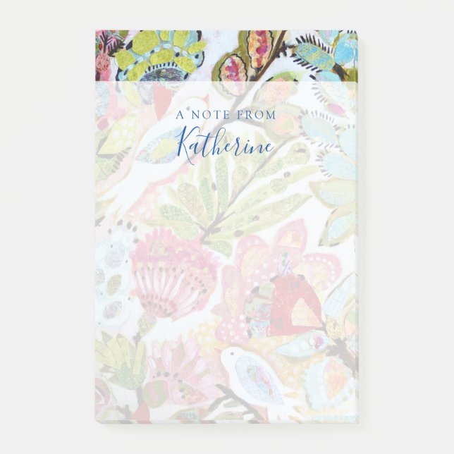 Notas Post-it® Aves de papel II (Anverso)