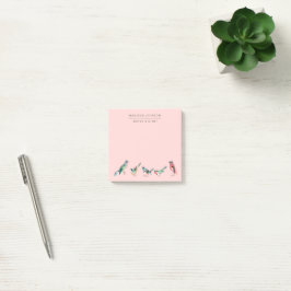 Notas Post-it® Aves rosadas